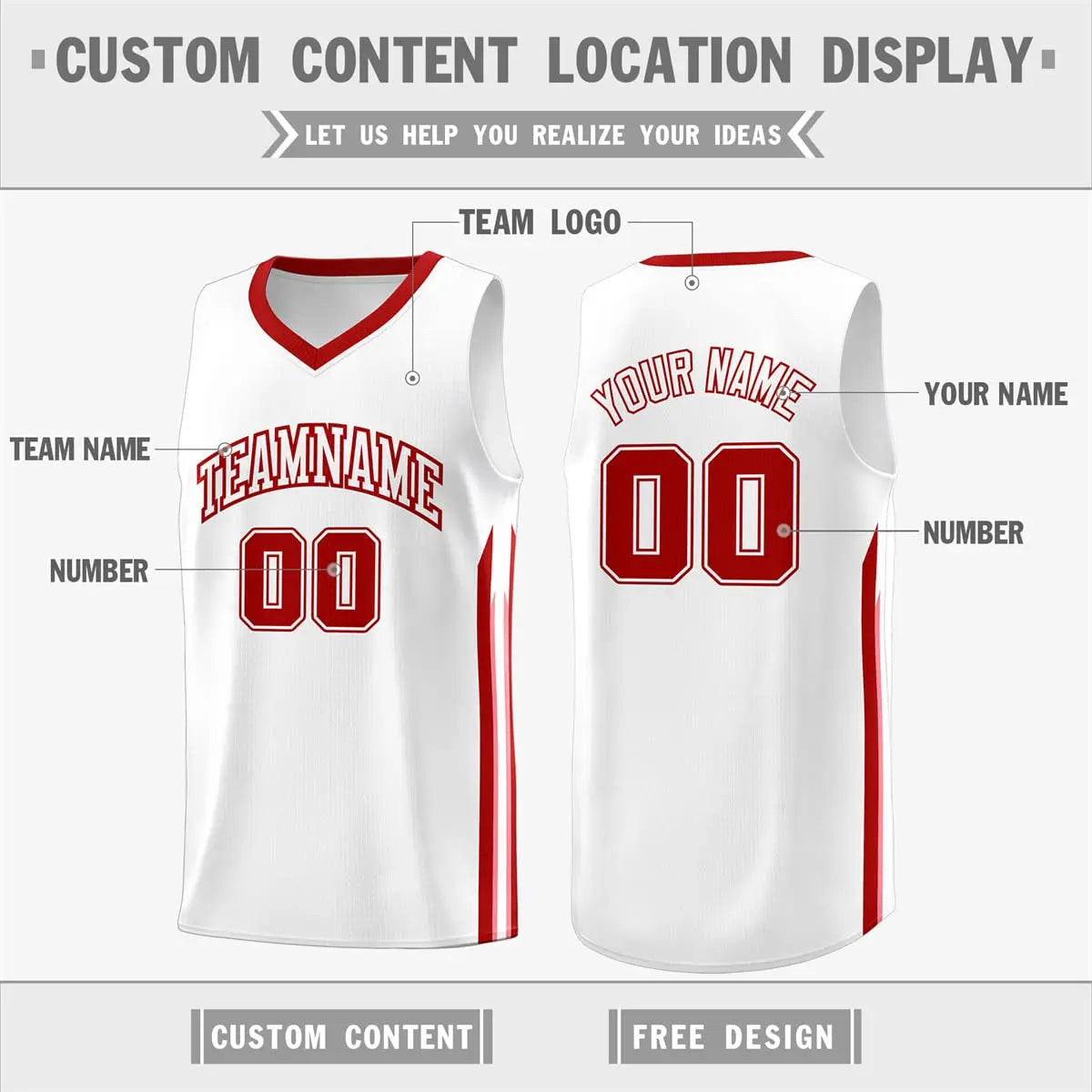 Custom Reversible Basketball Jersey