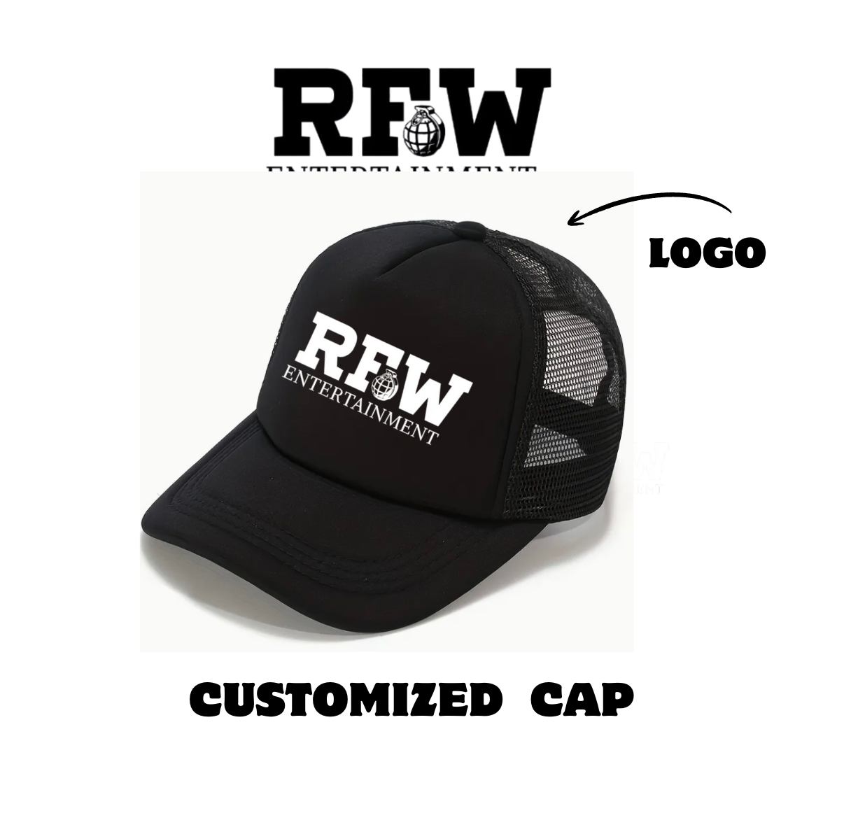 Customized Cap (Mesh Baseball Cap)