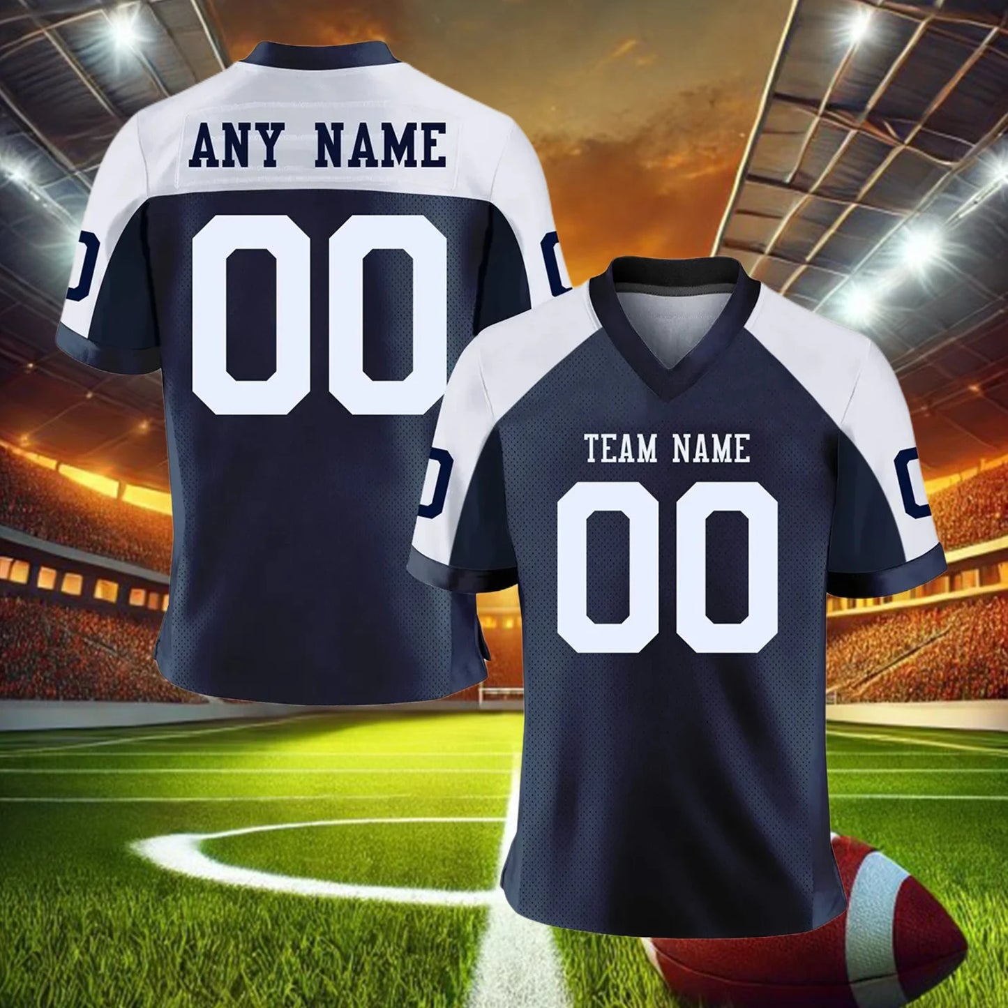 American Football Jersey Personalized